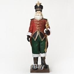 Roman 34.5 FORMAL Royal SANTA Claus ON BASE Christmas Tree Topper Figure 30689