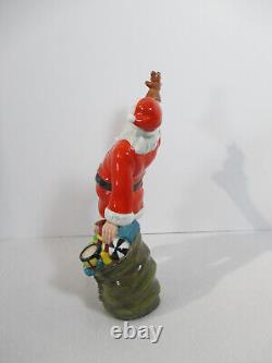 Royal Doulton Santa Claus Figure Teddybear Bag Toys HN2725 Vtg 1980 Ceramic 10