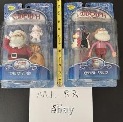 Rudolph Red Nosed Reindeer Skinny Fat Santa Claus Lot 51 Memory Lane NIP Rudolph Red Nosed Reindeer Skinny Fat Santa Claus Lot 51 Memory Lane NIP