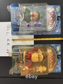 Rudolph Reindeer Boss Foreman Elf, Fat Santa Claus Lot 28 Memory Lane NIP