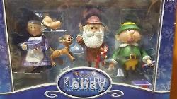 Rudolph Santa & Friends Mr Mrs Claus Island of Misfit Toy Figure Collection Set