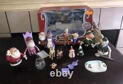 Rudolph The Red Nosed Reindeer Figures And Santa Claus Is Coming To Town Lot