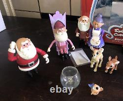 Rudolph The Red Nosed Reindeer Figures And Santa Claus Is Coming To Town Lot