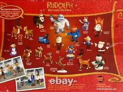 Rudolph The Red Nosed Reindeer Misfit Holiday Figurine Collection 20 Figure Set