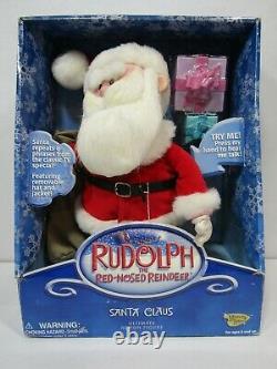 Rudolph the Red-Nosed Reindeer Santa Claus Ultimate Action Figure Talking
