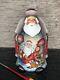 Russian Hand Carved Painted Wood Santa Claus Christmas Wooden Figurine 11 28cm