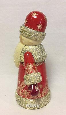 Russian Matryoshka Hand-Made Santa Claus Doll'DED MOROZ' NEW