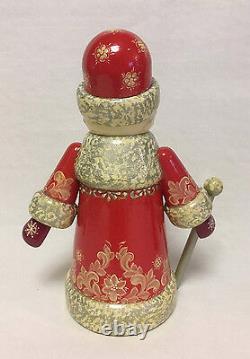 Russian Matryoshka Hand-Made Santa Claus Doll'DED MOROZ' NEW