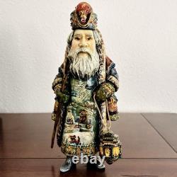 Russian Santa Claus Ded Moroz Grandfather Frost 10 Hand Painted Scene Lantern