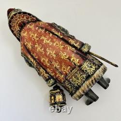 Russian Santa Claus Ded Moroz Grandfather Frost 10 Hand Painted Scene Lantern