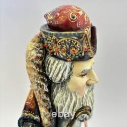 Russian Santa Claus Ded Moroz Grandfather Frost 10 Hand Painted Scene Lantern