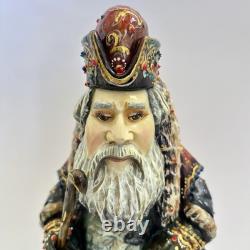 Russian Santa Claus Ded Moroz Grandfather Frost 10 Hand Painted Scene Lantern