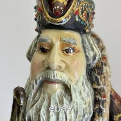 Russian Santa Claus Ded Moroz Grandfather Frost 10 Hand Painted Scene Lantern