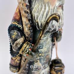 Russian Santa Claus Ded Moroz Grandfather Frost 10 Hand Painted Scene Lantern