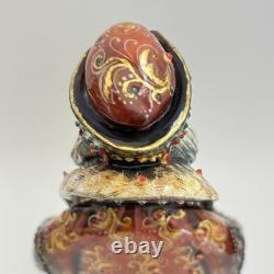 Russian Santa Claus Ded Moroz Grandfather Frost 10 Hand Painted Scene Lantern