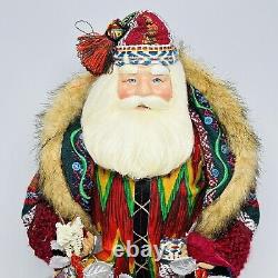 Rustic Artisanal Santa Claus Southwest Indian Figure 19 Christmas SUPER RARE
