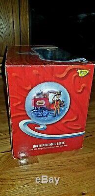 SANTA CLAUS COMING COMIN TO TOWN MUSICAL MAIL TRUCK NORTH POLE Memory Lane WORKS