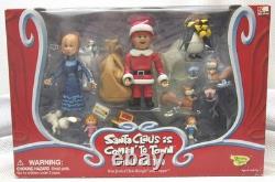 SANTA CLAUS IS COMIN TO TOWN Action Figure Trio, SEALED Memory Lane Kringle 2004 SANTA CLAUS IS COMIN TO TOWN Action Figure Trio, SEALED Memory Lane Kringle 2004