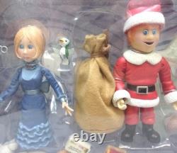 SANTA CLAUS IS COMIN TO TOWN Action Figure Trio, SEALED Memory Lane Kringle 2004