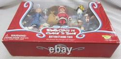 SANTA CLAUS IS COMIN TO TOWN Action Figure Trio, SEALED Memory Lane Kringle 2004