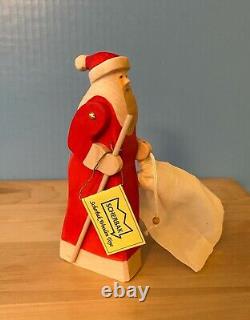 SANTA CLAUS Waldorf wood TOY figure doll Scherbak, Ostheimer size Dollhouse 112