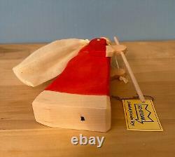 SANTA CLAUS Waldorf wood TOY figure doll Scherbak, Ostheimer size Dollhouse 112