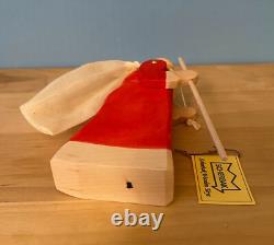 SANTA CLAUS Waldorf wood TOY figure doll Scherbak, Ostheimer size Dollhouse 112