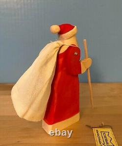 SANTA CLAUS Waldorf wood TOY figure doll Scherbak, Ostheimer size Dollhouse 112