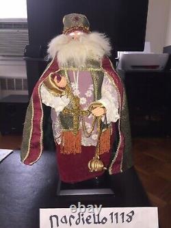 SANTA CLAUS figure Lot Of 5 Statues 18 Inches Tall