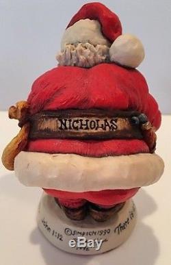 SIMPICH SANTA CLAUS COLLECTION ALL HAND SIGNED 1990 And 1992