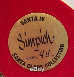 SIMPICH SANTA CLAUS COLLECTION-HIGHLY COLLECTIBLE-ALL HAND SIGNED 1990 And 1992
