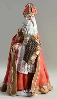 Saint Nicholas With Box History of Santa Claus I by Duncan Royale 1983