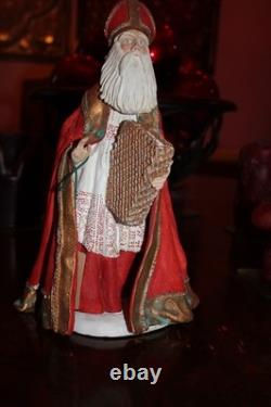 Saint Nicholas With Box History of Santa Claus I by Duncan Royale 1983