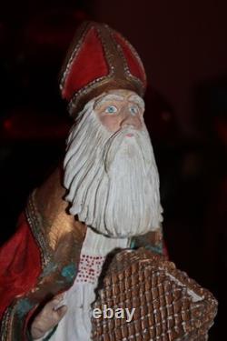 Saint Nicholas With Box History of Santa Claus I by Duncan Royale 1983