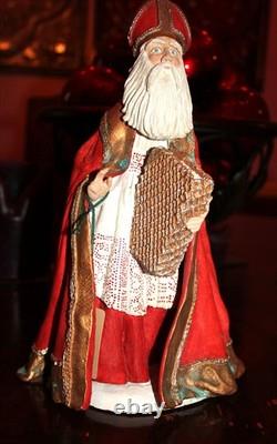 Saint Nicholas With Box History of Santa Claus I by Duncan Royale 1983