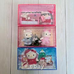 Sanrio Hello Kitty & Daniel Christmas Figure Doll Set of 3 Santa Claus Holiday