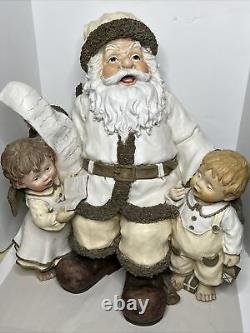 Santa Claus 25.5 tall HUGE Vintage Christmas Display Figure SENECA DESIGNS RARE
