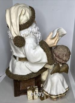 Santa Claus 25.5 tall HUGE Vintage Christmas Display Figure SENECA DESIGNS RARE