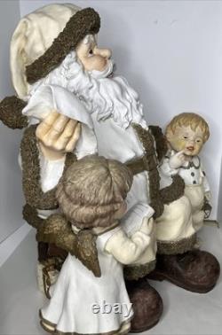 Santa Claus 25.5 tall HUGE Vintage Christmas Display Figure SENECA DESIGNS RARE