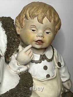 Santa Claus 25.5 tall HUGE Vintage Christmas Display Figure SENECA DESIGNS RARE