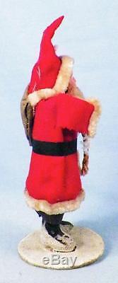 Santa Claus Belsnickle Figure Papier Mache Occupied Japan Christmas Vintage Nice
