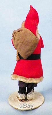 Santa Claus Belsnickle Figure Papier Mache Occupied Japan Christmas Vintage Nice