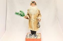 Santa Claus Candy Container 1920's Saint Nickolas Vintage British Christmas