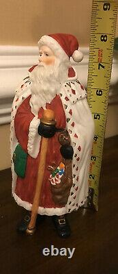 Santa Claus Ceramic Figurine Figure Christmas Holidays Collectible