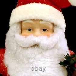 Santa Claus Christmas Figure / Traditional Classic Primitive / Extra-large Size