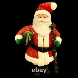 Santa Claus Christmas Figure / Traditional Classic Primitive / Extra-large Size