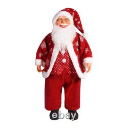 Santa Claus Christmas Figurine Home Desk Table Centerpiece Holiday Figurine