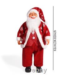 Santa Claus Christmas Figurine Home Desk Table Centerpiece Holiday Figurine