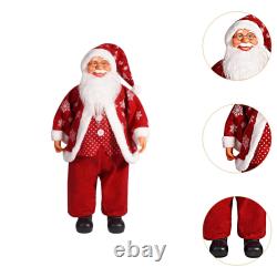 Santa Claus Christmas Figurine Home Desk Table Centerpiece Holiday Figurine