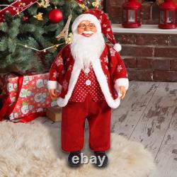 Santa Claus Christmas Figurine Home Desk Table Centerpiece Holiday Figurine